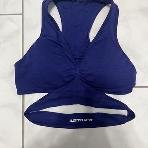Alphalete Sports Bra - True Indigo (S)